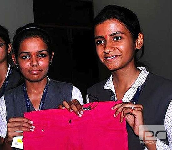 印度女学生发明防强奸牛仔裤，可向最近警局发求救信号。